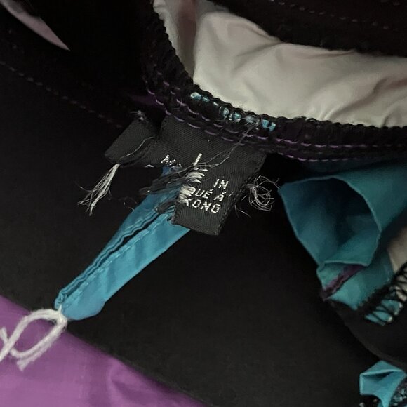 Vintage Patagonia Paddling Jacket Kayak Waterproof Nylon Purple Blue 90s 80s - Picture 8 of 10